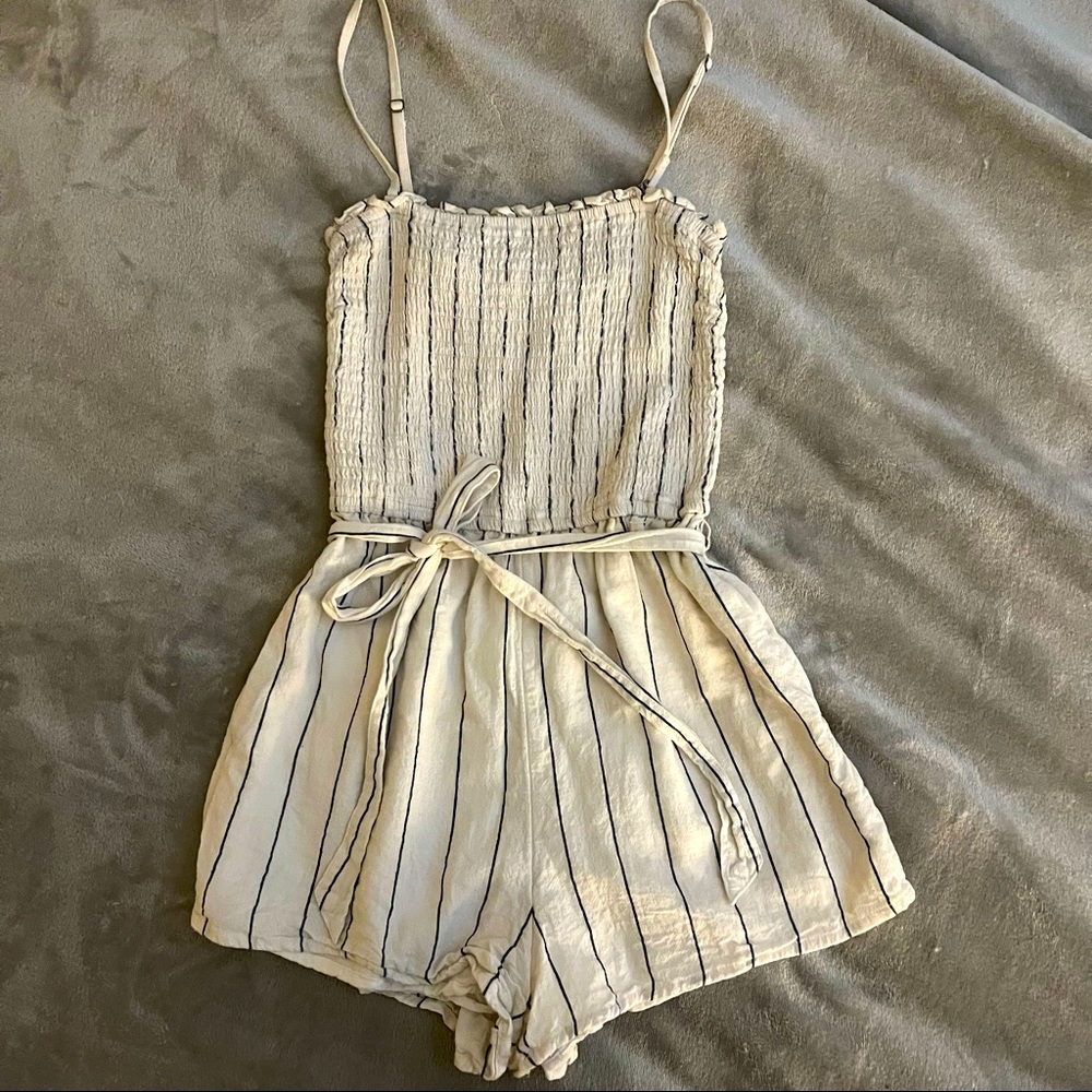 Abercrombie & Fitch striped romper